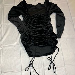 Target velour mini dress XL